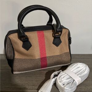 Stylish Black and Tan Handbag New